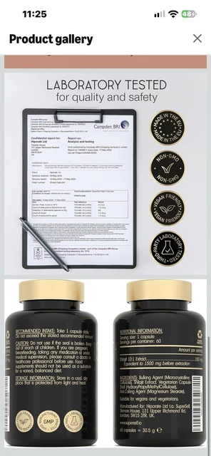 HIMALAYAN SHILAJIT 60 Vegan Caps High Strength 150mg £4.37 - PicClick UK