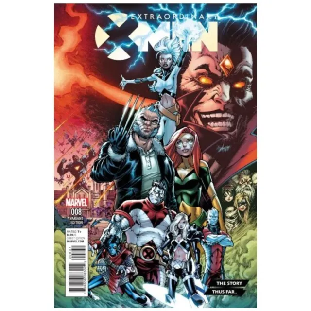 Extraordinary X-Men (2016 series) #8 Cover 3 in NM + cond. Marvel comics [b/