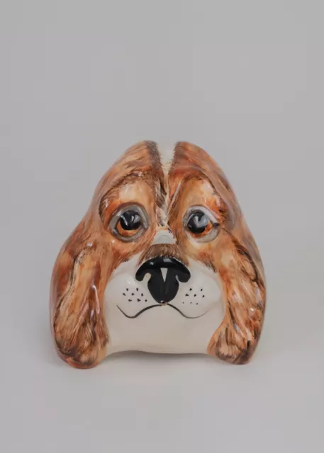 Vintage Babbacombe Pottery Hand Painted Phillip Laureston Dog String Holder
