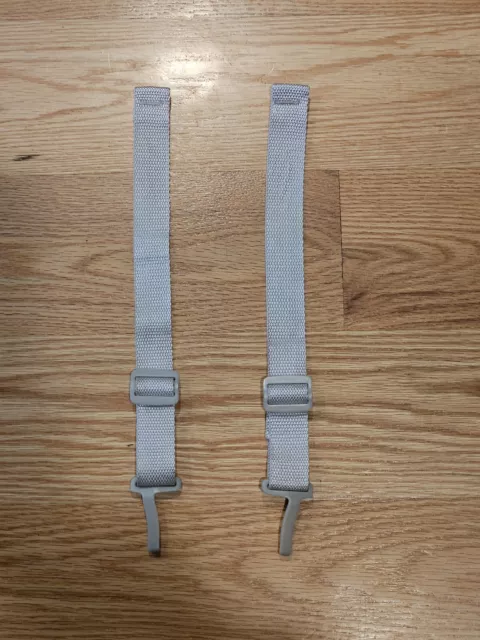 Graco Duodiner Highchair 2 Shoulder Straps Harness Replacement Light Gray Lot S9
