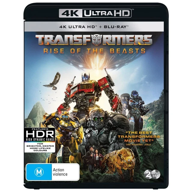TRANSFORMERS: RISE OF the Beasts 4K Ultra HD + Blu-ray | Region Free