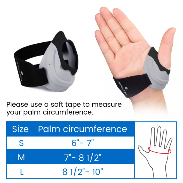 Thumb Support Brace CMC Joint Immobilizer Orthosis Pain Relief Left/Right Wrist 3