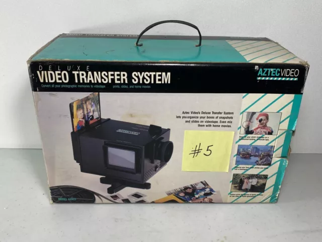Aztec Deluxe Video Transfer System- Film, Slides, Photo Transfer Box