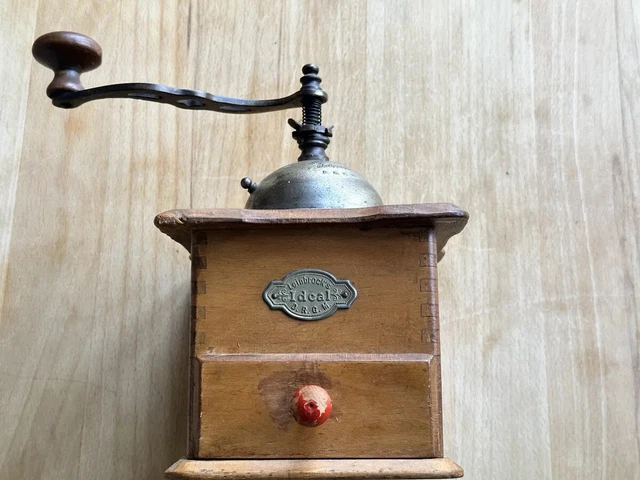 holz kaffeemühle, Tischkaffeemühle Leinbrocks Ideal