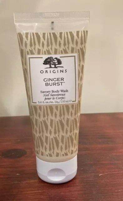 Origins Ginger Burst Savory Body Wash Energizing Fresh Shower Gel 3.4 oz