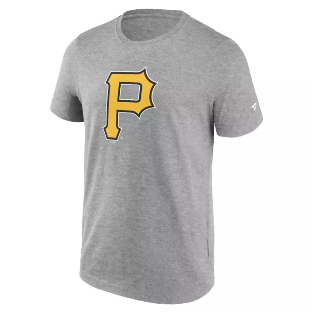 MLB Pittsburgh Pirates T-Shirt Primary Logo Team Graphic Baseball grau