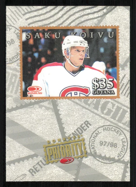 1997-98 Donruss Priority Stamps #27 Saku Koivu