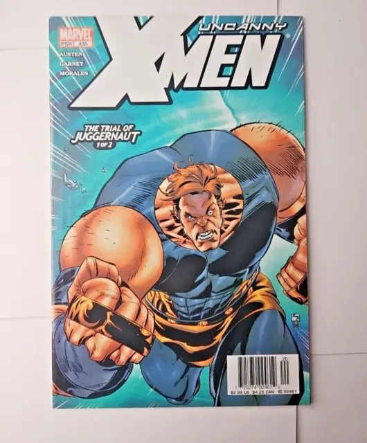 Uncanny X-men Vol 1981 #435 02/04 Newsstand Variant Marvel "Trial of Juggernaut"