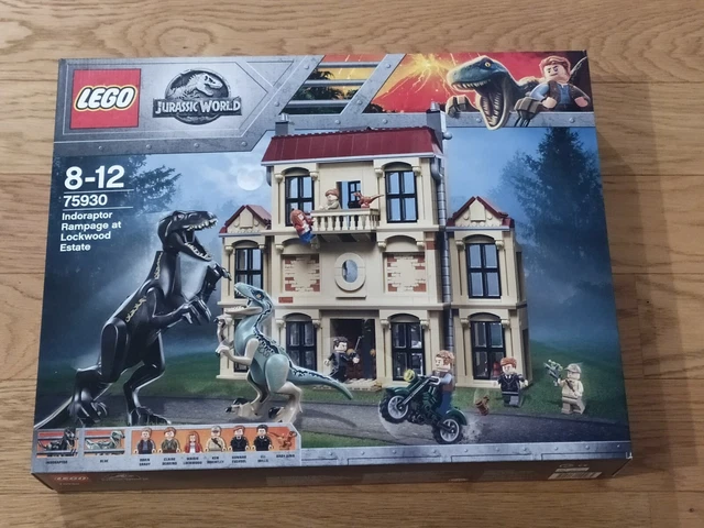 LEGO JURASSIC WORLD 75930 LA FUREUR DE INDORAPTOR À LOCKWOOD ESTATE ...