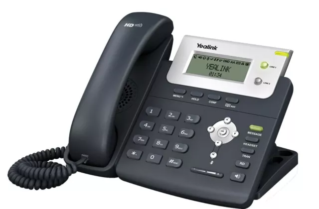 Yealink Entreprise IP Téléphone SIP-T20 HD Bureau Travail 2 Lignes Conférence