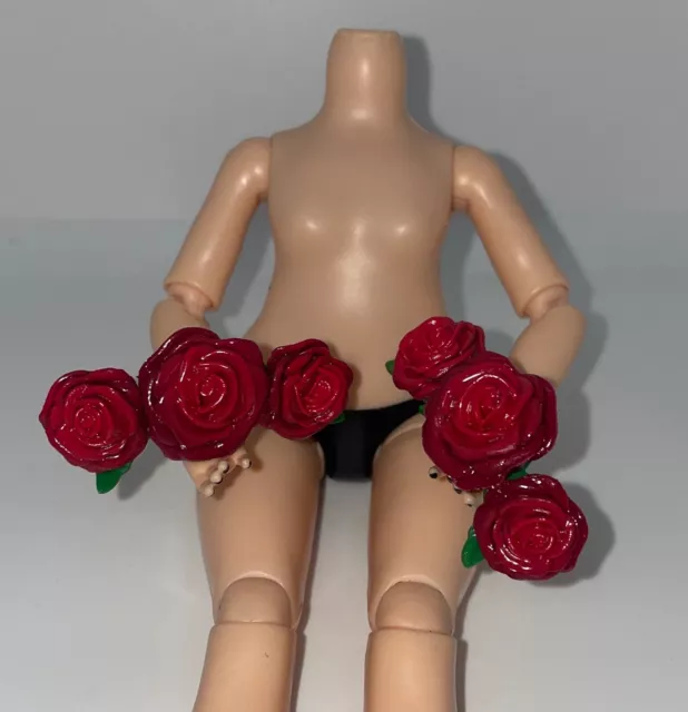 RAINBOW HIGH DIA De Los Muertos Maria Garcia Doll Red Rose Flower Clip