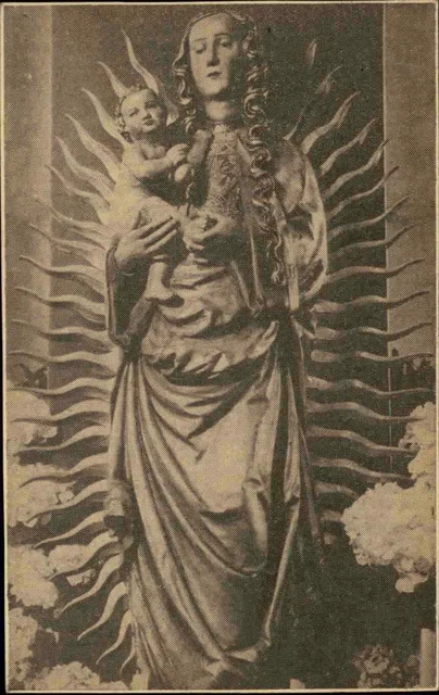 ALTENBERG bei Köln NRW alter Heimatbeleg Postkarten-Format ~1940 Madonna im Dom