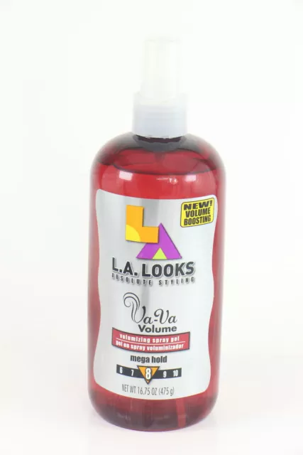 RARE LA Looks Gel #8 Va-Va Volume Spray 16.75 oz U39B