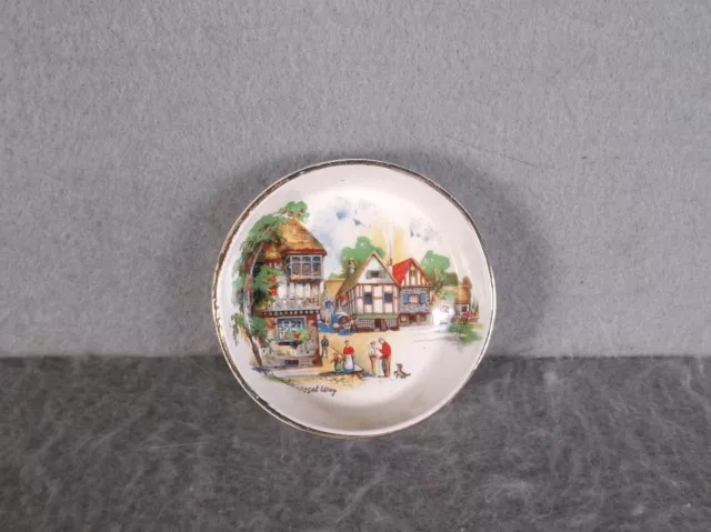 LANCASTERS LTD ENGLISH WARE #548 TRINKET DISH Down Sommerset Way Hanley England