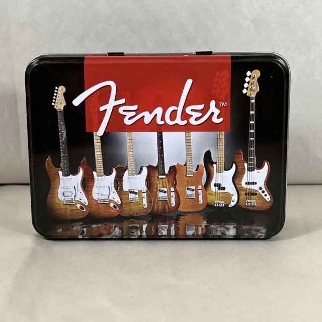 New Sealed Fender Guitar Playing Cards Special Edition Set Collector Tin 2 Decks