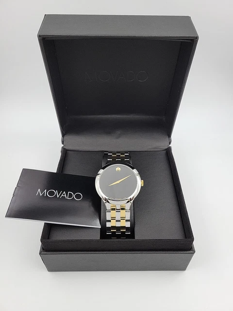 Movado Men’s Veturi Black Museum Dial Swiss Watch - 0607416 ($1095 MSRP)
