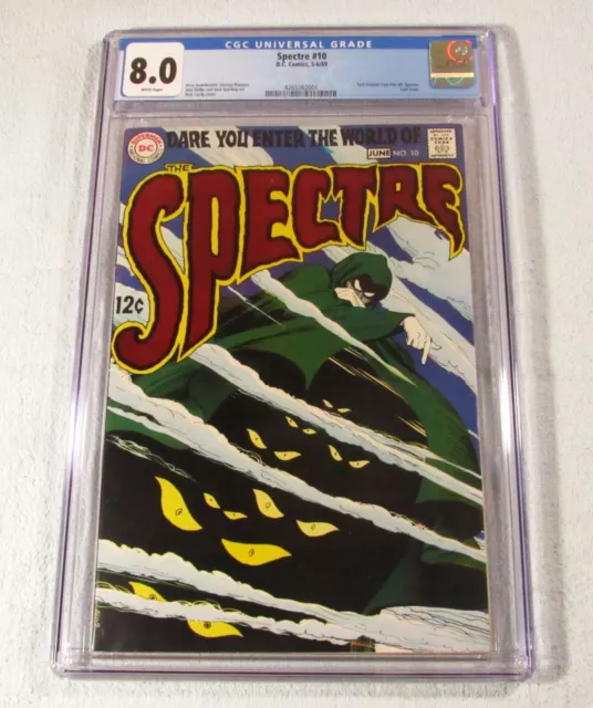 The SPECTRE #10 ~~ CGC 8.0 ~~ Silver-age superhero sorcery! ~~ from 1969!   😁