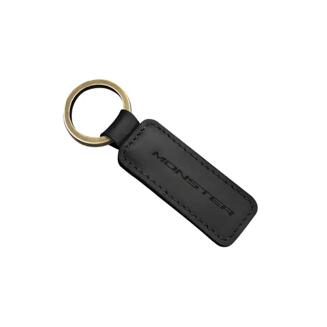 Key Ring Keychain Leather Gift Motorcycle Accessories Black for Ducati Monster