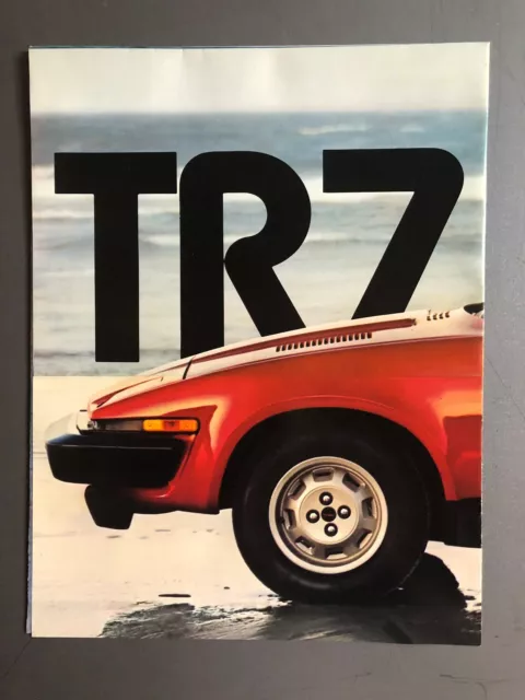 1979 Triumph TR7 Showroom Advertising Sales Brochure RARE!! Awesome L@@K