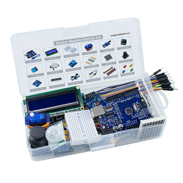 SENSOR MODUL STARTER Learning Kit für Arduino R3 Verbesserte ...