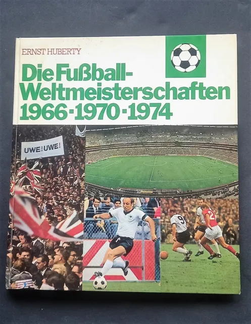 1966 1970 1974 WM Hardcover Sticker Album Ernst Huberty komplett!