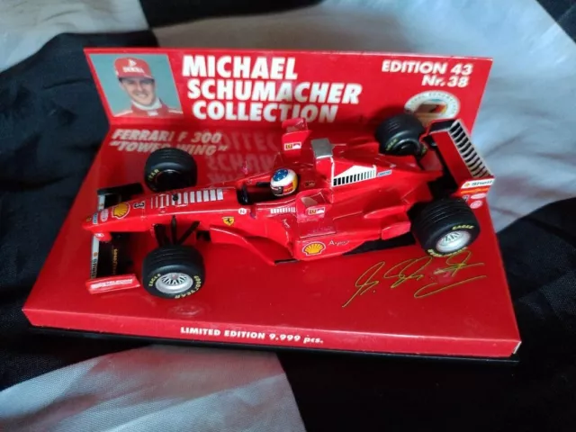 Ltd Edition Minichamps 1:43 Ferrari F300 ""Tower Wing"" Michael Schumacher 1998