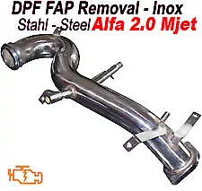 Downpipe Tubo Rimozione Fap Dpf Antiparticolato Alfa 159 Brera Giulietta2.0 Jtdm