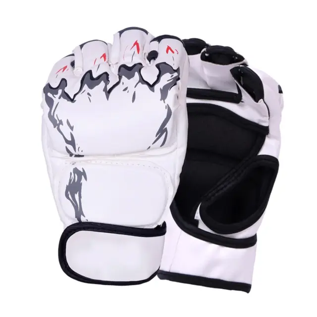 Gants Mma gants d'arts martiaux demi-doigt pour entraînement sac de boxe