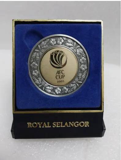 Médaille commémorative de football asiatique de l'AFC Coupe de la médaille...