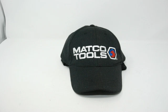 MATCO TOOLS  black embroidered adjustable strap-back cap hat