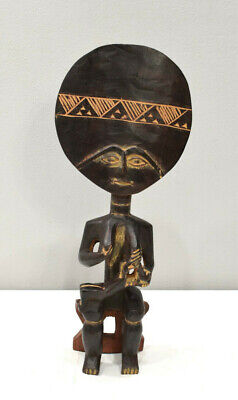 African Ashanti Figure Ghana Large Akua'bua Mother Doll