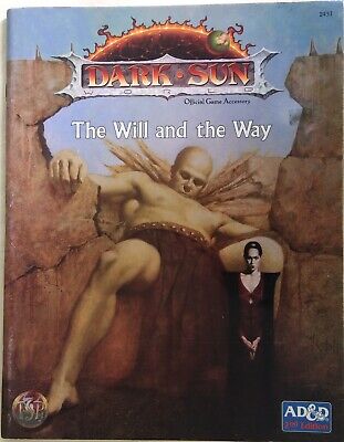 AD&D 2nd Edition Dark Sun The Will and the Way by Richard Baker TSR 2431 (1994)
