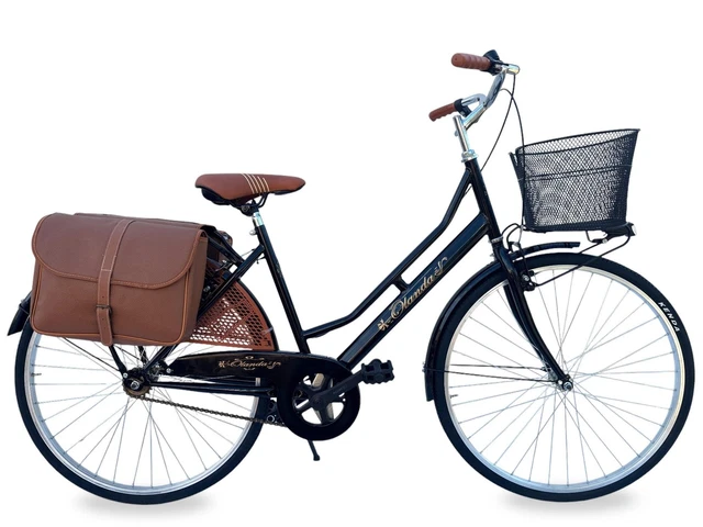 Vélo de ville MERCIER - 6 vitesses - cadre bas - noir - femme