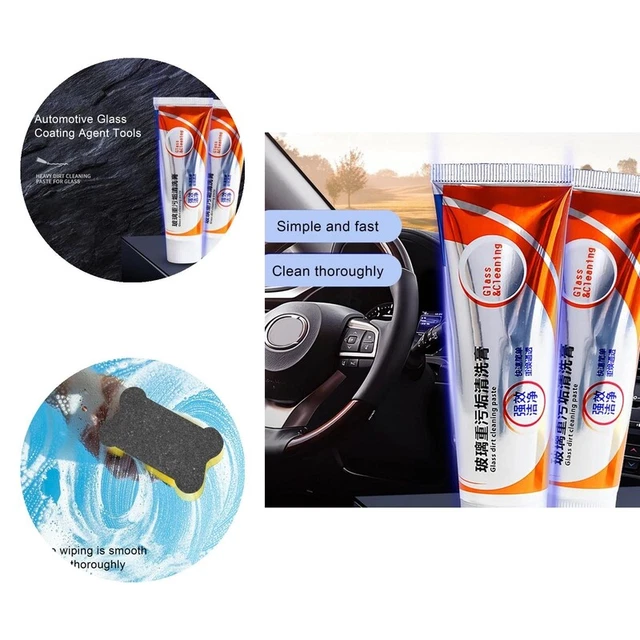 50g Oil Film Detergent Quick Decontamination Deep Cleaning Car Glass Polishing