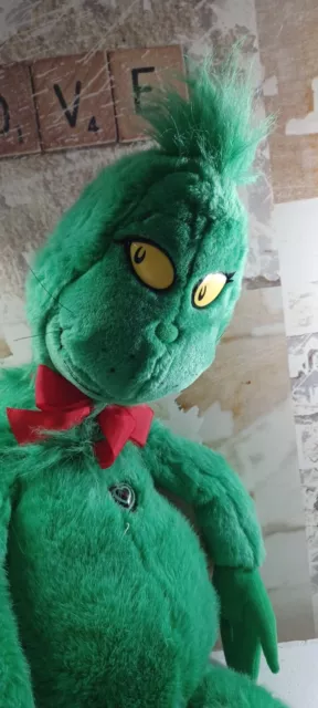 DR SEUSS HOW The Grinch Stole Christmas Plush 28” Macy 1997 LARGE £35. ...
