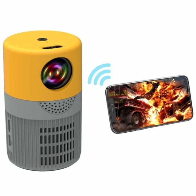 Wireless 1080P Smart Mini LCD Projector Android WiFi Bluetooth Optional Audio
