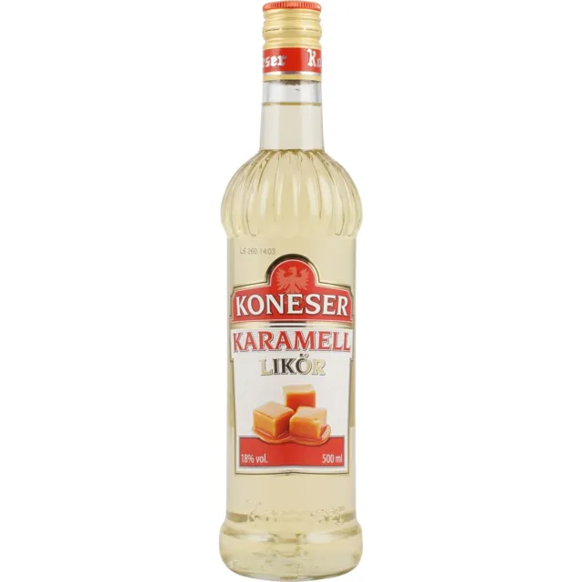 Koneser Karamell Likör 0,5 Liter 15 % Vol.