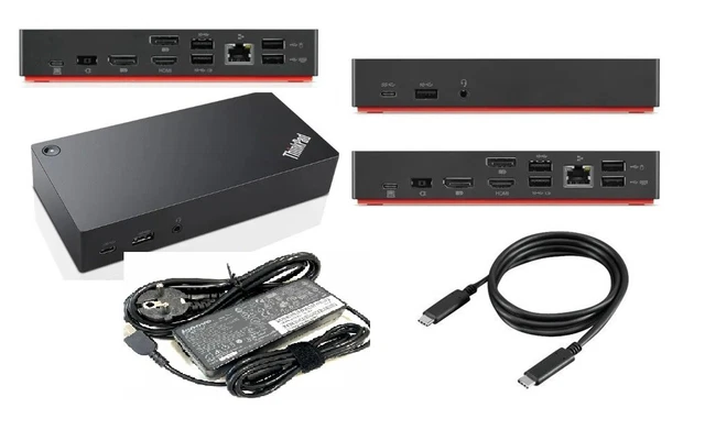 LENOVO THINKPAD USB-C Dock Gen 2 Réplicateur de Ports - Noir
