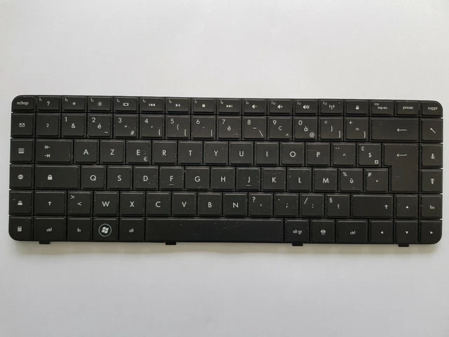 Clavier AZERTY Français Original Pour HP/Compaq - Référence AEAX6F00210, Noir, Neuf