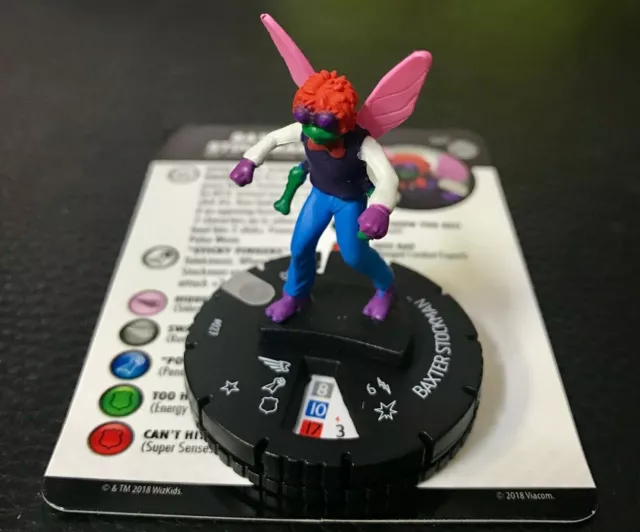 Heroclix TMNT Unplugged 027 Baxter Stockman Rare