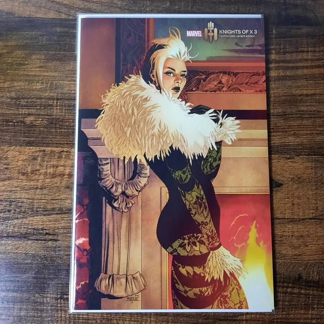 Knights of X #3 Mahmud Asrar Hellfire Gala Rouge Variant X-men Marvel comics NM