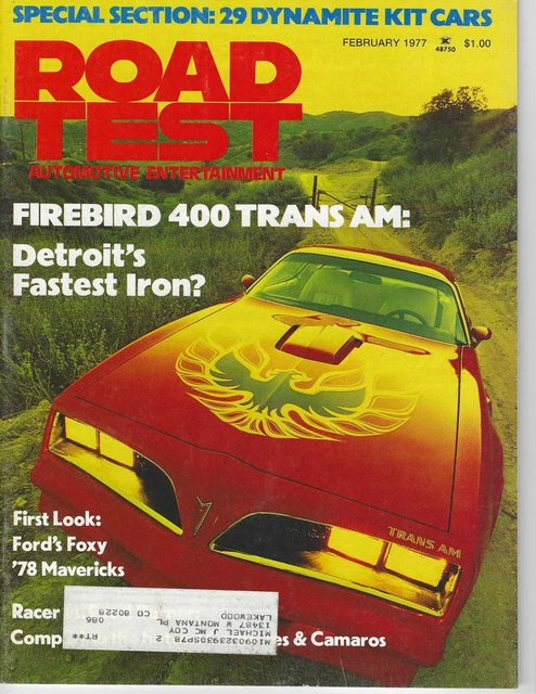 1977 FIREBIRD TRANS-AM T/A, Audi, Fiat, drag racing, more in vintage ...