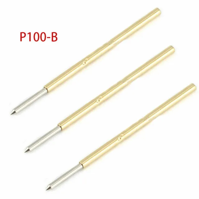 Multiple Types Dia 0.68mm-2.36mm Spring Test Probe Pogo Pin Receptacle Tool Set 3