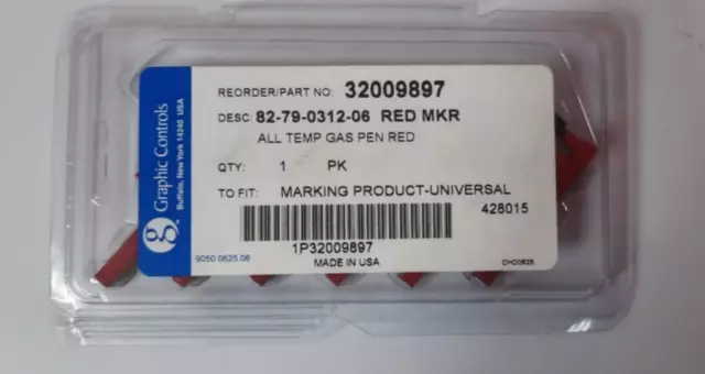 Graphic Controls 32009897,Red Marking Pens