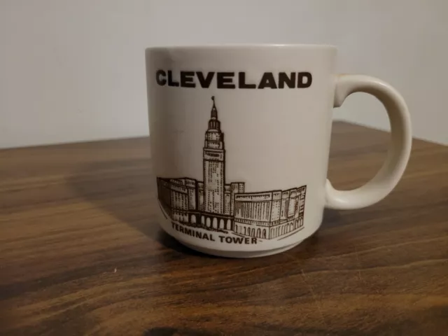 Vintage Terminal Tower Cleveland, Ohio Coffee Mug