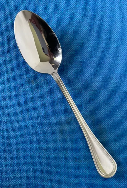 CALDERONI OXFORD Stainless Flatware Oval Place Soup Spoon  18/10 Italy GLOSSY 8"