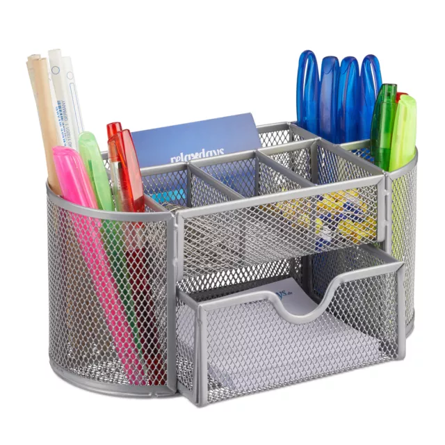 Schreibtischorganizer Ordnungssystem Stiftehalter Büroausstattung Ablagebox Mesh