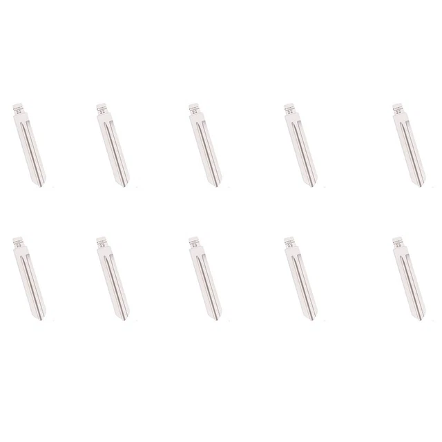10Pcs/Lot NO.22 NSN14 Metal Blank Uncut Flip /VVDI Remote Key Blade for TIIh