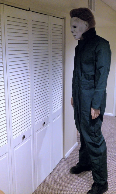 LIFESIZE Michael Myers Halloween movie prop statue mask custom horror figure