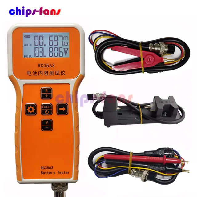 RC3563 Internal Resistance Detector AC Lead Acid Lithium Car Battery Tester New